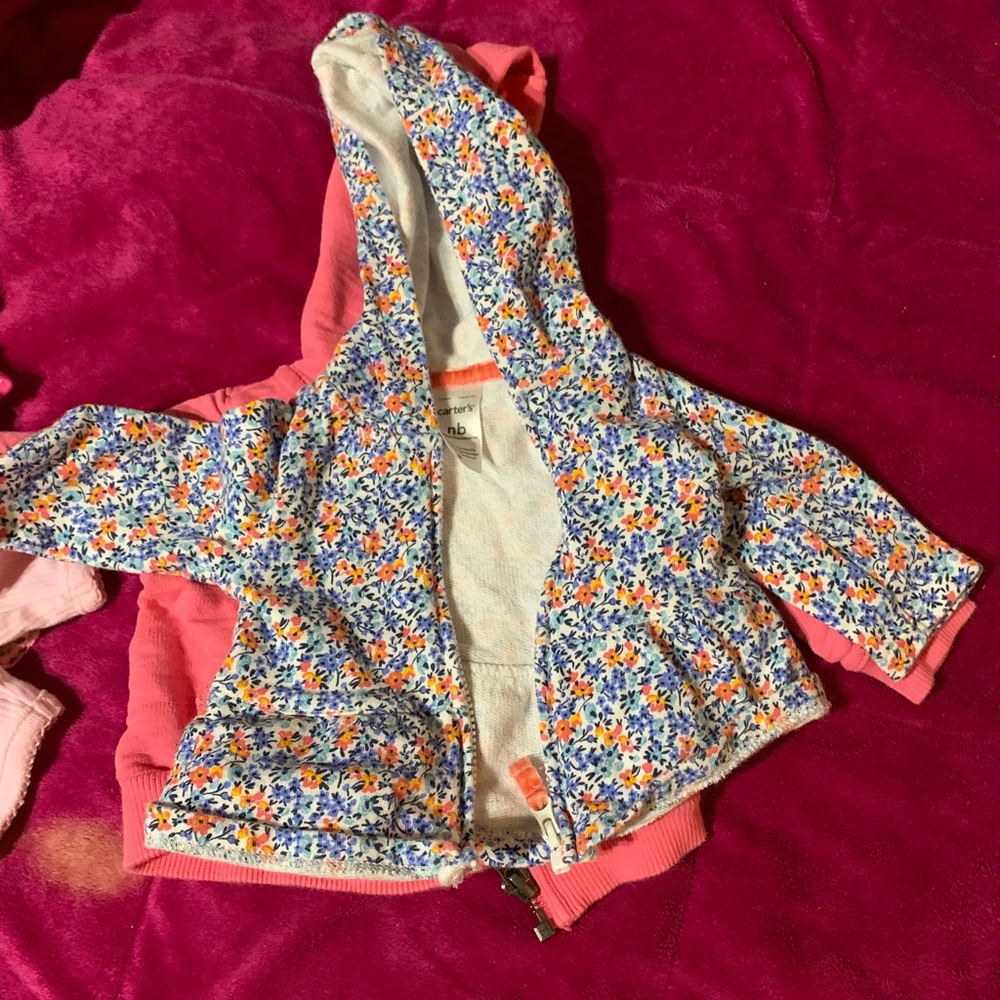 2 lightweight newborn jackets